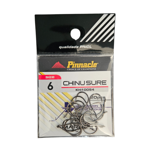 ANZOL PINNACLE CHINU SURE 6 CARTELA C/ 20 PCS