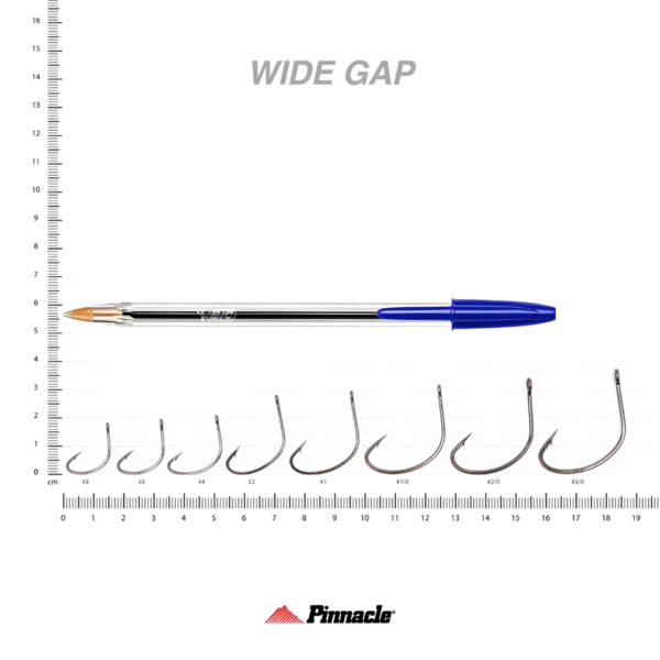 ANZOL PINNACLE WIDE GAP 2/0 CARTELA C/10 PCS - Image 3