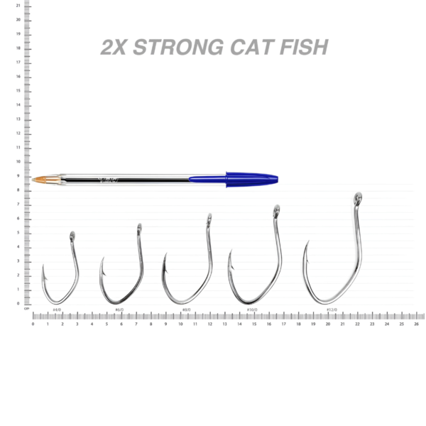 ANZOL PINNACLE 2X STRONG CAT FISH 4/0 CARTELA C/ 5 PÇS - Image 3