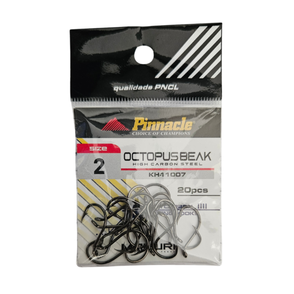 ANZOL PINNACLE OCTOPUS BEAK 2 CARTELA C/20 PÇS